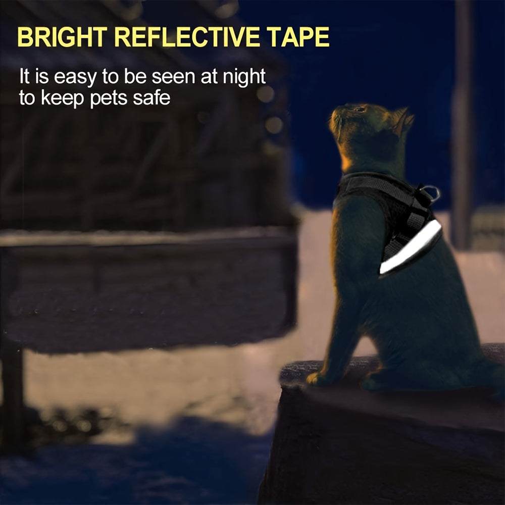 Set reflectorizant ham și lesă fără tragere
