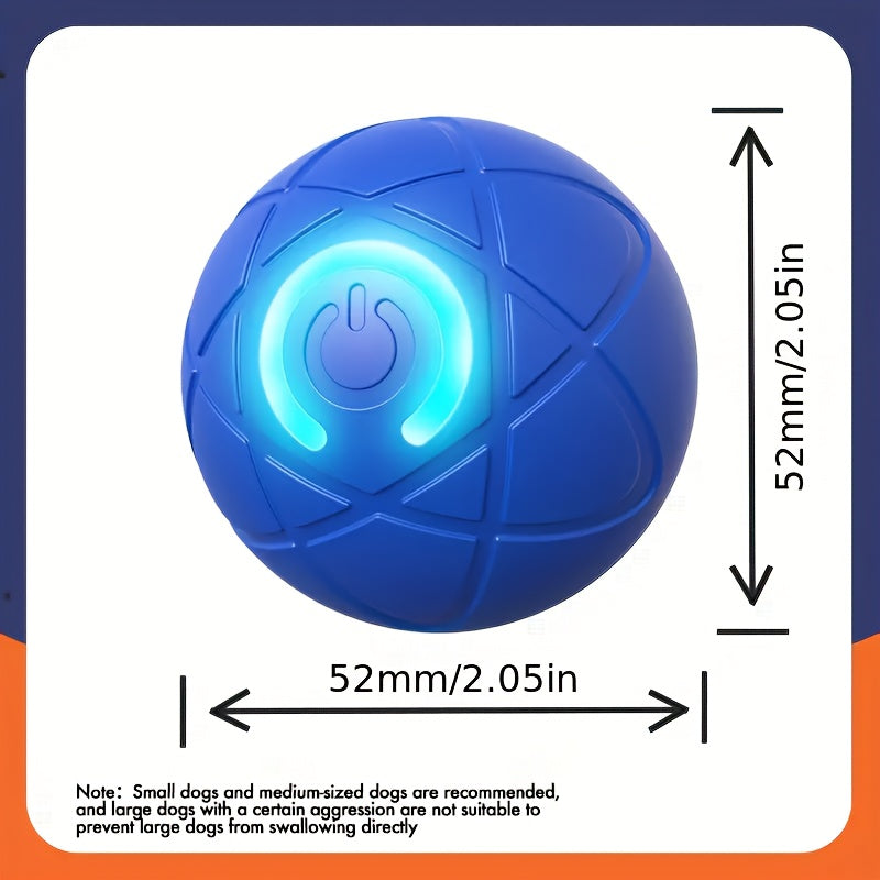 Minge Interactivă LED Câini – Durabilă & Reîncărcabilă USB, Mișcare Automată