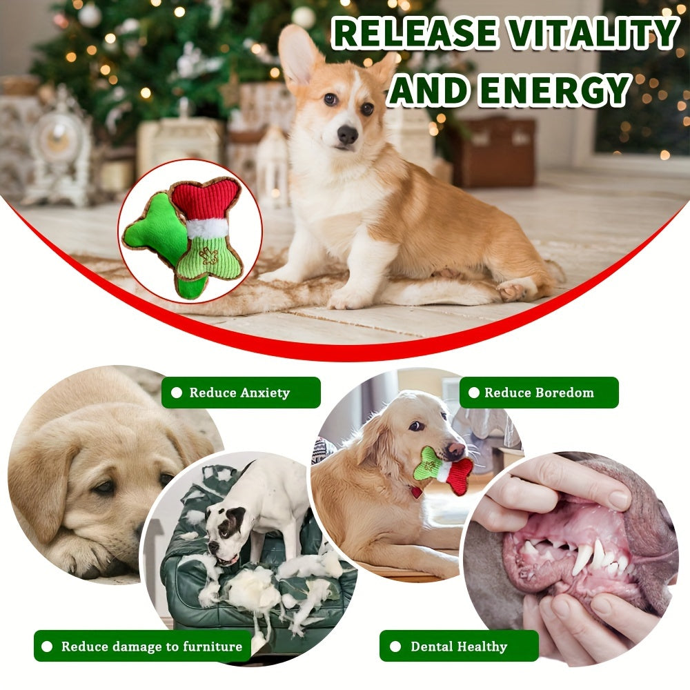 Jucărie Câini Pluș Squeaky – Design Os Drăguț, Ros & Distracție